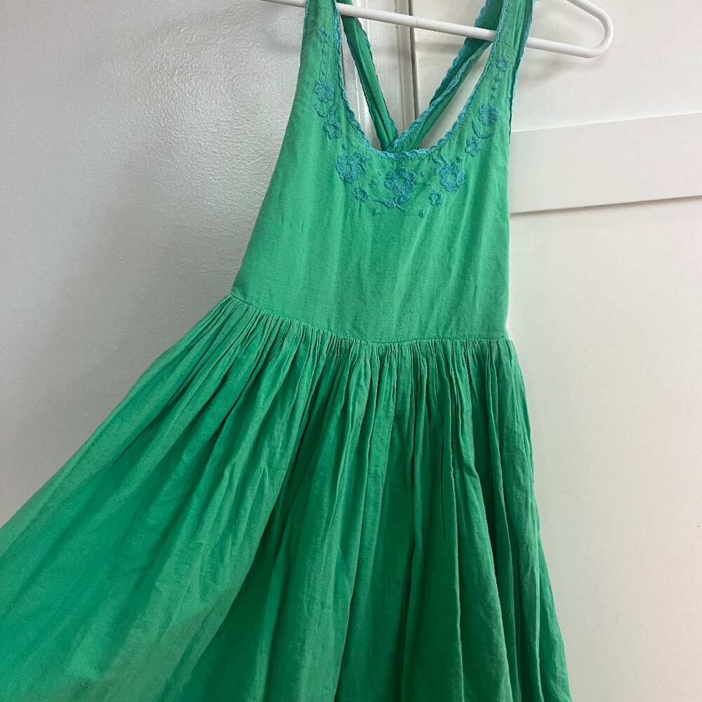 MiniBoden Green Sundress